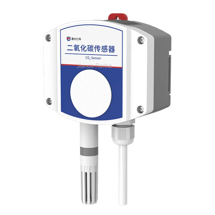 Transmetteur de CO2 industriel avec boîtier, moniteur de qualité d'air, capteur électromécanique, compteur