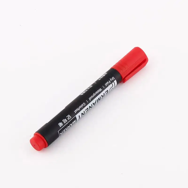 Plastique 12 pièces/boîte bleu rouge noir vert stylos à balles stylo fabricant permanent de haute qualité