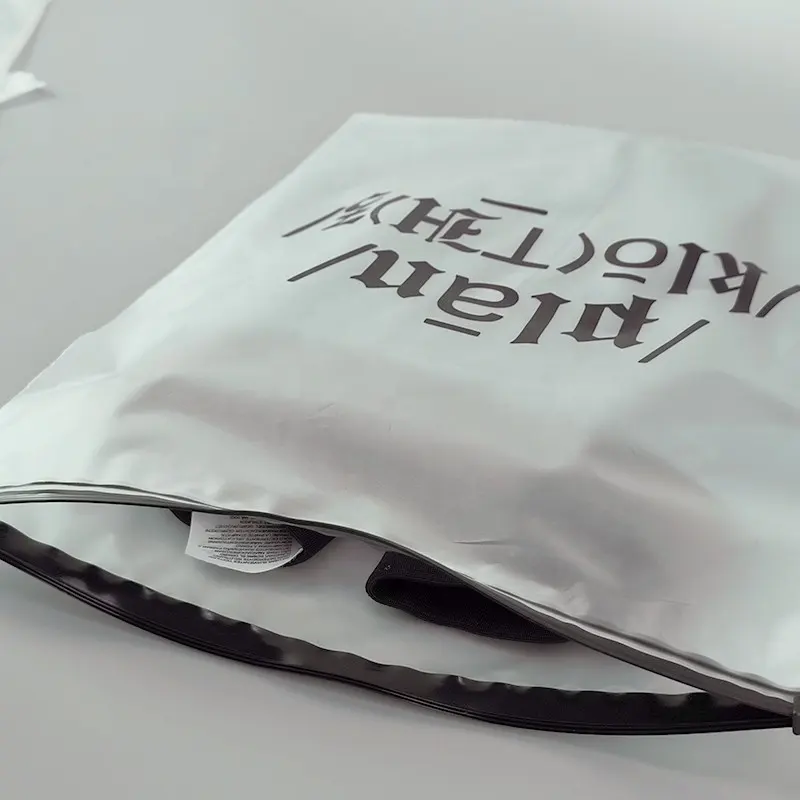 Bolsas de plástico mate esmerilado personalizadas, con cremallera, para ropa de baño, con cierre de cremallera, con logotipo