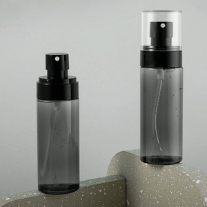 ขวดน้ำกึ่งโปร่งใสสีดำขนาด60มล. 80มล. 100ม. 120มล. ขวดน้ำโทนเนอร์สำหรับสัตว์เลี้ยงสเปรย์ให้ความชุ่มชื้น