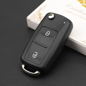 MS 2 Buttons 433MHz ID48 Chip Folding Car Remote Control <strong>Key</strong> 202AD for <strong>VW</strong> Volkswagen Auto Vehicle <strong>Key</strong> with Blank HU66 Blade - Product Image 6