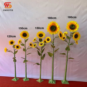 SMOOTH Wedding Decoration <strong>Tree</strong> Artificial Cherry Blossom <strong>Tree</strong> Yellow Sunflower <strong>Tree</strong> for Event Aisle Backdrop Decoration - Product Image 2