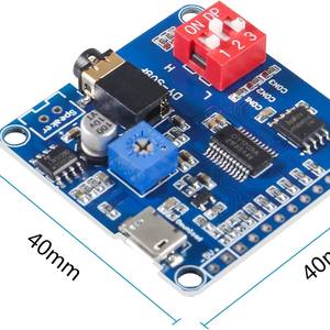 Módulo De Reprodução De Voz MP3 DY-SV5W Player Música Voz Board IO Gatilho UART Adaptador Serial Controle Módulo De Reprodução Placa De Som