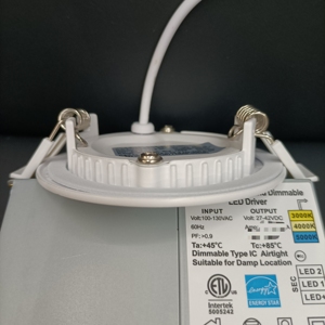 ETL ES FCC 3CCT DIP SWITCH <strong>LED</strong> <strong>Flat</strong> Panel Lighting Ceiling Light 3INCH 5W Diameter 90mm