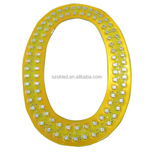 Capital Letters <strong>Led</strong> OPEN Sign 35cm, Aluminum <strong>PCB</strong> Convex Lens RGB Color <strong>Led</strong> Sign Board DC12V 30W Waterproof <strong>Led</strong> Module - Product Image 2