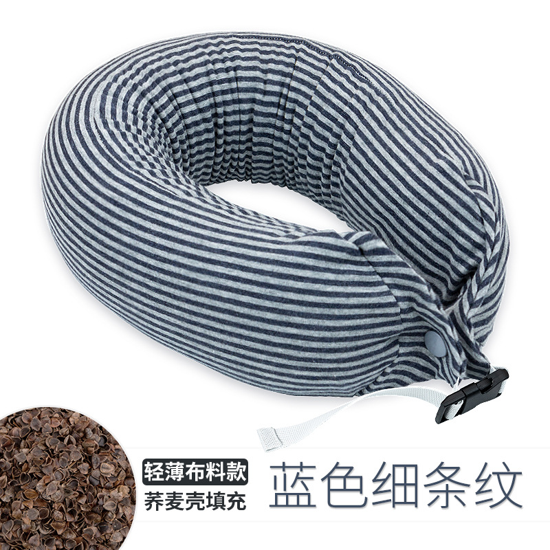 บัควีททั้งเมล็ดลายทางสีฟ้า