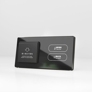 OEM fabbrica di controllo della rete Bluetooth Smart Light Touch pannello interruttore in vetro temperato Single Pole Hotel/uso domestico 250v Max. 10a - Product Image 2