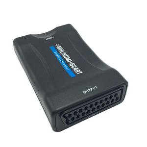 Universal Mini <strong>Scart</strong> <strong>to</strong> HD1080p (60HZ) Scaler Converter Converts Analog <strong>Scart</strong> <strong>Input</strong> <strong>to</strong> HD MI <strong>Output</strong> Features Color Display - Product Image 3