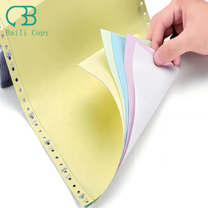 Papel de copia sin carbón al por mayor de fábrica 100% pulpa primaria papel de forma de computadora NCR de 3 capas - Product Image 2