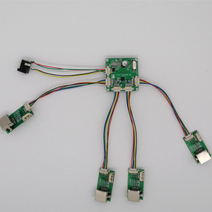 Yeni orijinal 100Mbps 4 RJ45 ağ Port Switch modülü DC güç kaynağı ile 1G QoS fonksiyonu orijinal PCBA - Product Image 5