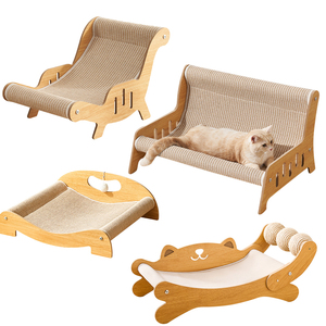 Forte Papelão Sisal Hemp Sofá-cama Indoor Cat Scratch Pad Cat Scratchers Coçar Toy Catnip Grande