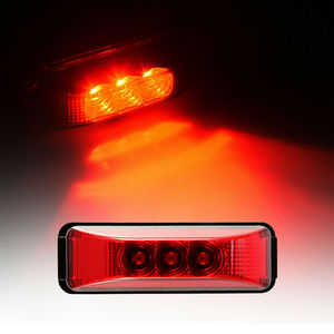 1 adet 3 LED yan işaretleyici gösterge ışığı lambası otobüs kamyon römork kamyon karavan 12V RV pikap kamyon çamurluk arka ışık - Product Image 3