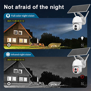 SECUREXPERT 3MP WiFi versión Panel Solar Cámara 8W PIR Radar Sensor Dual detección a todo Color visión nocturna nube tarjeta de memoria - Product Image 6