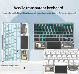 Factory Outlet Teclado retroiluminado portátil Touch Pad Teclado mecánico y teclado inalámbrico - Product Image 3