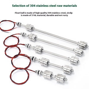 Single/Double Ball <strong>Float</strong> Switch <strong>Level</strong> Measuring Instruments 304 Stainless Steel Water <strong>Level</strong> <strong>Controller</strong> Liquid <strong>Level</strong> Sensor - Product Image 3