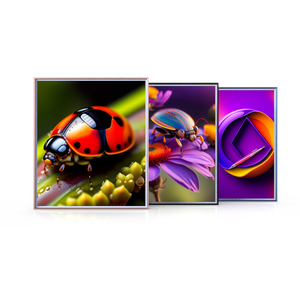 VISIGN-Pantalla cuadrada 4K de alta gama de colores, diseño de marco dorado fino, relación de 27 / 29 / 35 pulgadas, pantalla LCD cuadrada de pintura digital 1:1 - Product Image 3