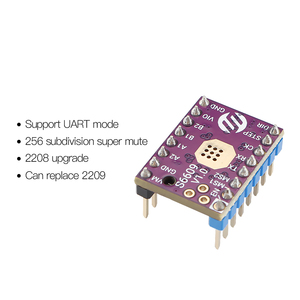 Драйвер шагового двигателя FYSETC S6609 GC6609 StepStick, запасные части для 3D-принтера Uart TMC2209 TMC2208 256 Microstep - Product Image 2
