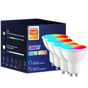 אפליקציה לחיים חכמה שליטה rgb & קר לבן חם gu10 wifi חכם הוביל אור נורה <span class=keywords><strong>4.5w</strong></span>