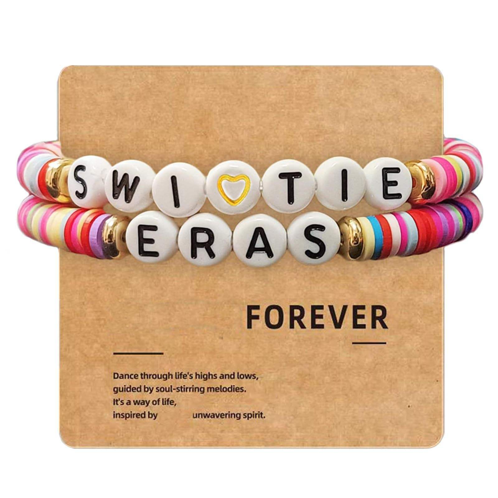 Pulsera SWFTIE + ERAS - Empacada con tarjeta con imagen
