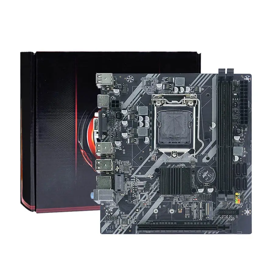 Oem Computer madre Board Combo 3a generazione LGA1155 PC Gaming Mainboard LGA 1155 Dual Channel DDR3 Desktop H61 Chipset scheda madre