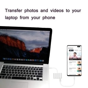 3 In 1 çoklu Port Hub dönüştürücü tip-c/yıldırım için USB A OTG adaptörü TF SD bellek kart okuyucu Iphone Android ve dizüstü - Product Image 6