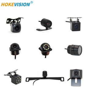 Minicámara de visión trasera hd para coches de marcha atrás, soporte de instalación de número de matrícula de licencia, 12v, fabricante - Product Image 1