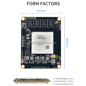 Placa de núcleo FPGA Puzhi Xilinx Kintex UltraScale + Placa de extensión FPGA kintex