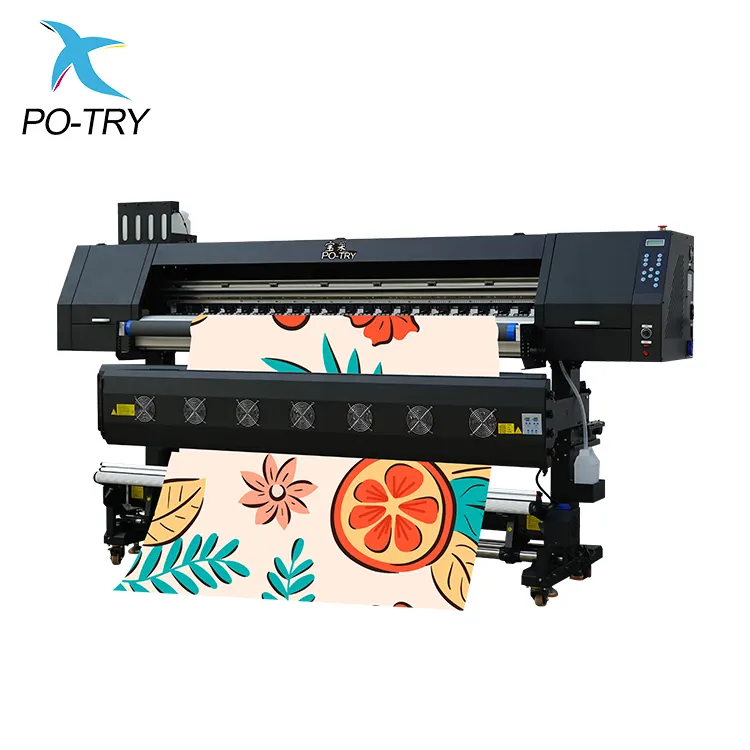 PO-TRY Hot Sale Alta Velocidade Tecido Digital Printer 2 3 4 Impressoras Transferência De Calor Sublimação Impressora