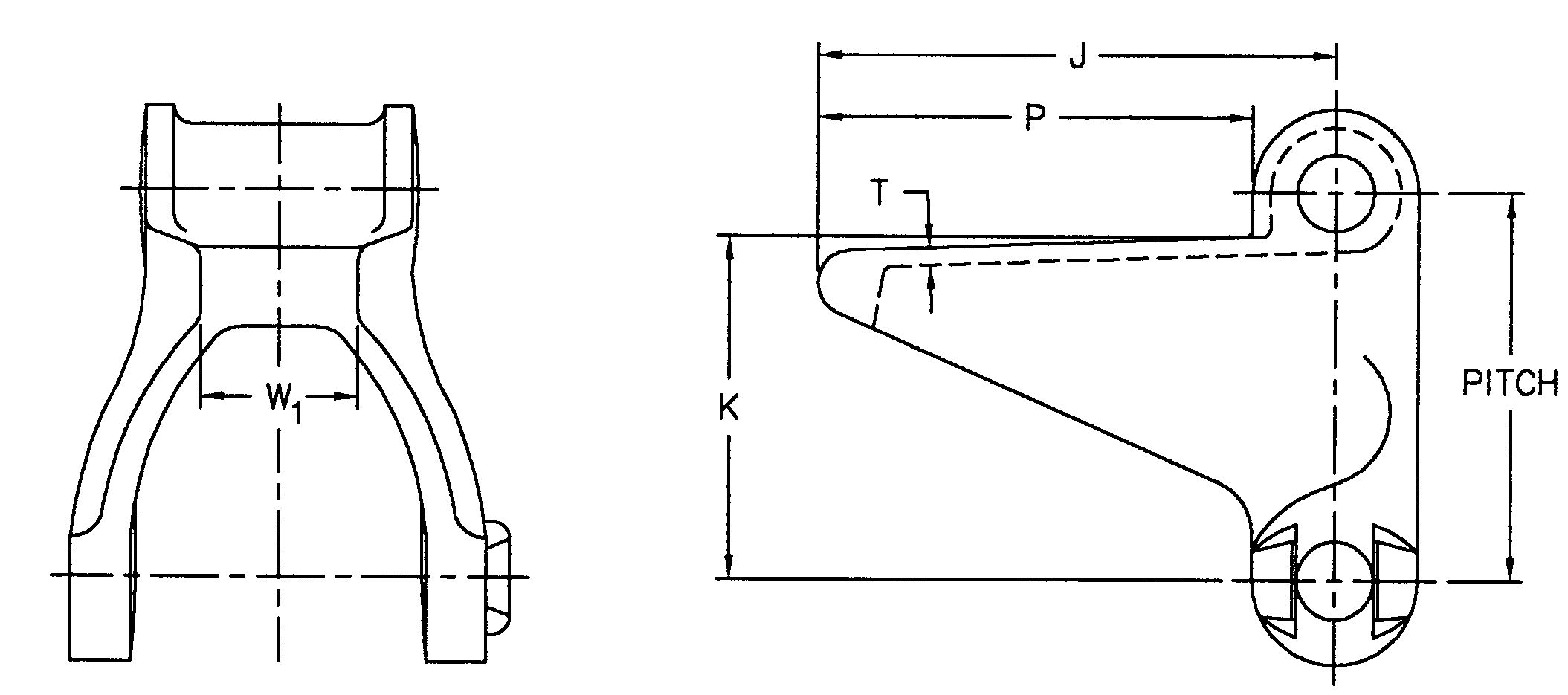 H Class Mill Chain with H2 Attachment