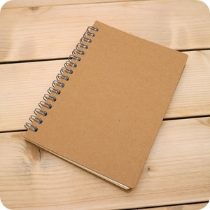 Quotidiano alla rinfusa marrone Blank Kraft Journal Notebook stampato a buon mercato cucito con rilegatura per cucire - Product Image 4