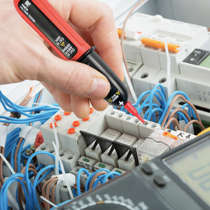 <strong>V</strong>&amp;A VA6816 CAT III 400V Voltage Tester LED/LCD Display for AC and DC Voltage up to 400 Volts Reliable Voltage Detector - Product Image 2