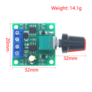 30W 2A DC 1.8V -15V PWM regolatore di velocità del motore a bassa tensione ventola interruttore di controllo della velocità 5V 12V guida regolabile ICs - Product Image 5
