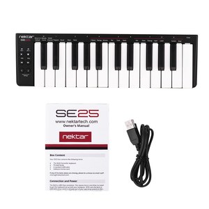 SE25迷你25键USB MIDI键盘控制器速度敏感USB供电 - Product Image 2
