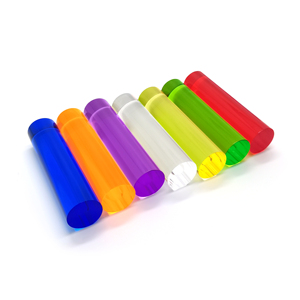 定制彩色透明半透明塑料亚克力棒 - Product Image 1