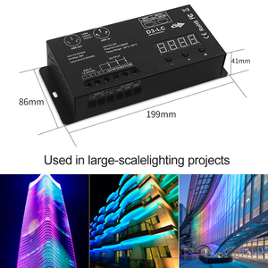 Neuer digitaler Hochstrom-3-Kanal-RGB-DMX512-Decoder dmx-LED-Controller für die Bühnen beleuchtung - Product Image 3