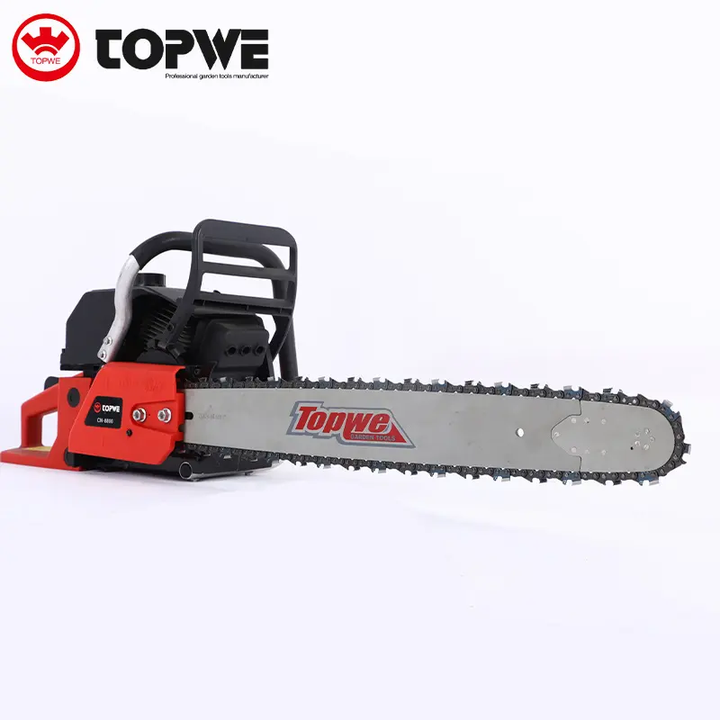 TOPWE High Quality Garden Tool Petrol Power Gasoline Chainsaw 2-Stroke Chainsaw for Sale