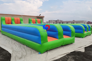 Sàn Nhảy Thể Thao Tương Tác Hai Làn Đường Thương Mại Cho Trẻ Em Người Lớn Bán Chạy Bơm Hơi - Product Image 4