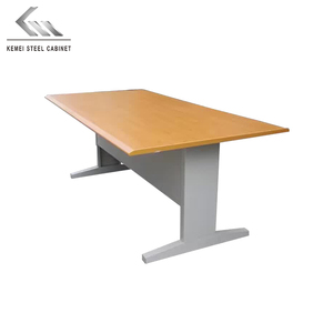 Escritorio de oficina de acero con 6 cajones, mesa de estudio de estudiantes de Metal con casillero, precio barato de fábrica, mesa de ordenador de hierro - Product Image 2