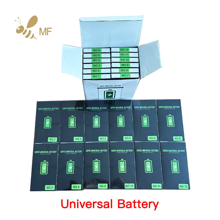 Una scatola di 12 batterie supporta 800 modelli di telefono sostituzione della batteria universale di alta qualità per la batteria del telefono cellulare Redmi Realme