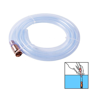 Ücretsiz örnek süper kendinden emişli PVC şeffaf yakıt hortumu sifon hortum pirinç pompa ile - Product Image 1