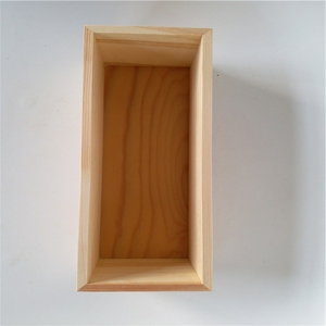 Umweltfreundliche verpackung holz lagerung box ohne deckel