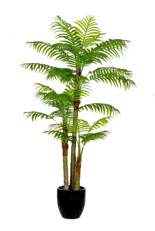 Indoor Garden Decor Plastic Palm Tree Artificial Kwai Tree Tropical Decor plants Artificial Palm Tree Plant For Home Decor