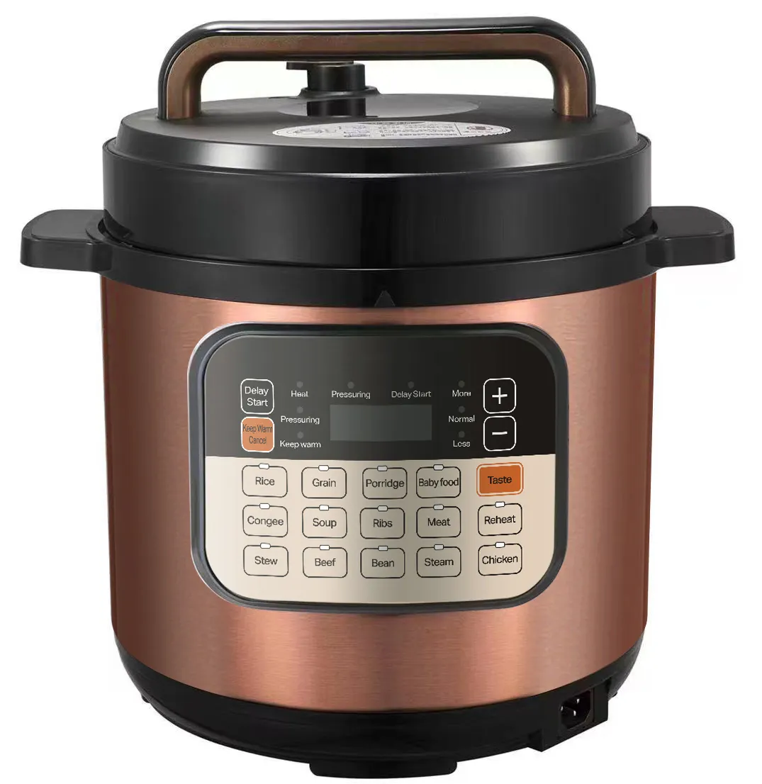 Multifunctional 8l Food Steamer Electric Programmable Pot Pressure Cooker Rice Cooker With Non-stick Bowl