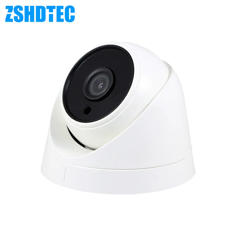 Câmera de vigilância por vídeo, h.265 1080p 2mp ip uso interno dome cctv