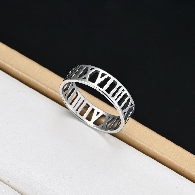 Numeri romani in argento da 6 mm