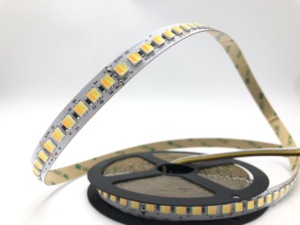 Çift renkli Led bant ayarlanabilir beyaz çift renkli şerit IP20 IP65 24V 10mm PCB değiştirilebilir 2835 İki-in-one LED iki renkli şerit işık - Product Image 6