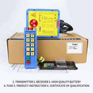 F24-10D Pro ปุ่มรีโมทคอนโทรลสองความเร็วแบบกุญแจเดียวรอกและเครนควบคุมระยะไกลไร้สายอุตสาหกรรม - Product Image 3