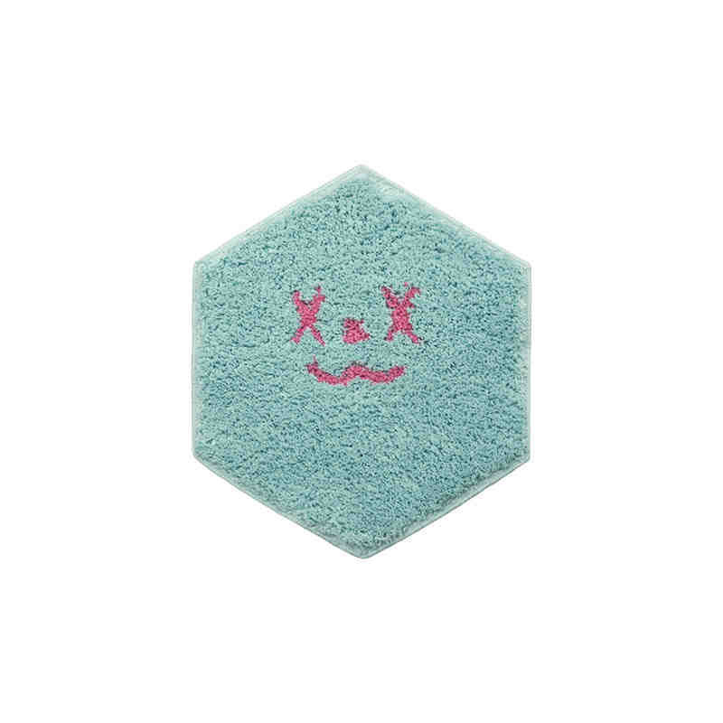 Bleu lac souriant
