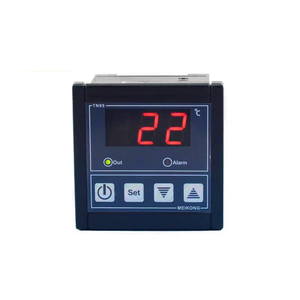 Termostato Digital Controlador de Temperatura ABS Doble Termostato Controlador de Humedad de Temperatura de Calor Frío Ajustable - Product Image 1