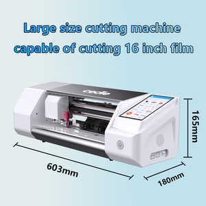 Özelleştirilmiş tam otomatik cep telefonu ekran koruyucu kesme Tpu hidrojel Film cilt Sticker Plotter makinesi kamera PC için - Product Image 4